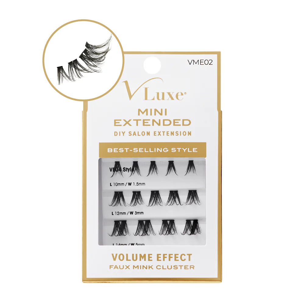 Kiss V-Luxe by iEnvy Faux Mink Lash Cluster Mini Extended