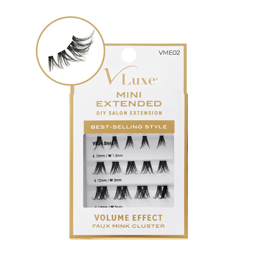 Kiss V-Luxe by iEnvy Faux Mink Lash Cluster Mini Extended