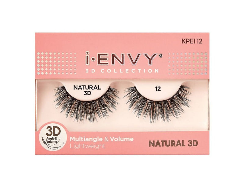 Kiss i•ENVY 3D Collection Eyelashes - NATURAL 3D