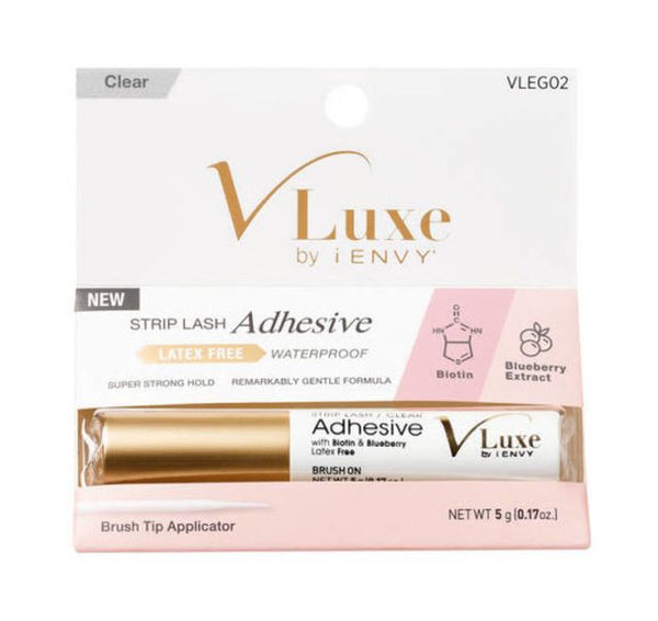 Kiss V-Luxe by iEnvy Strip Lash Adhesive - Clear #VLEG02