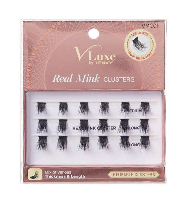 Kiss V-Luxe by iEnvy Real Mink Clusters #VMC01