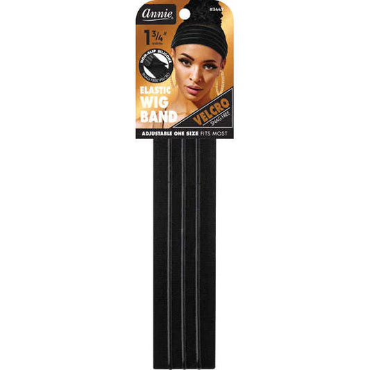 Annie Elastic Velcro Non-Slip Silicone Wig Band 1 3/4" #3447