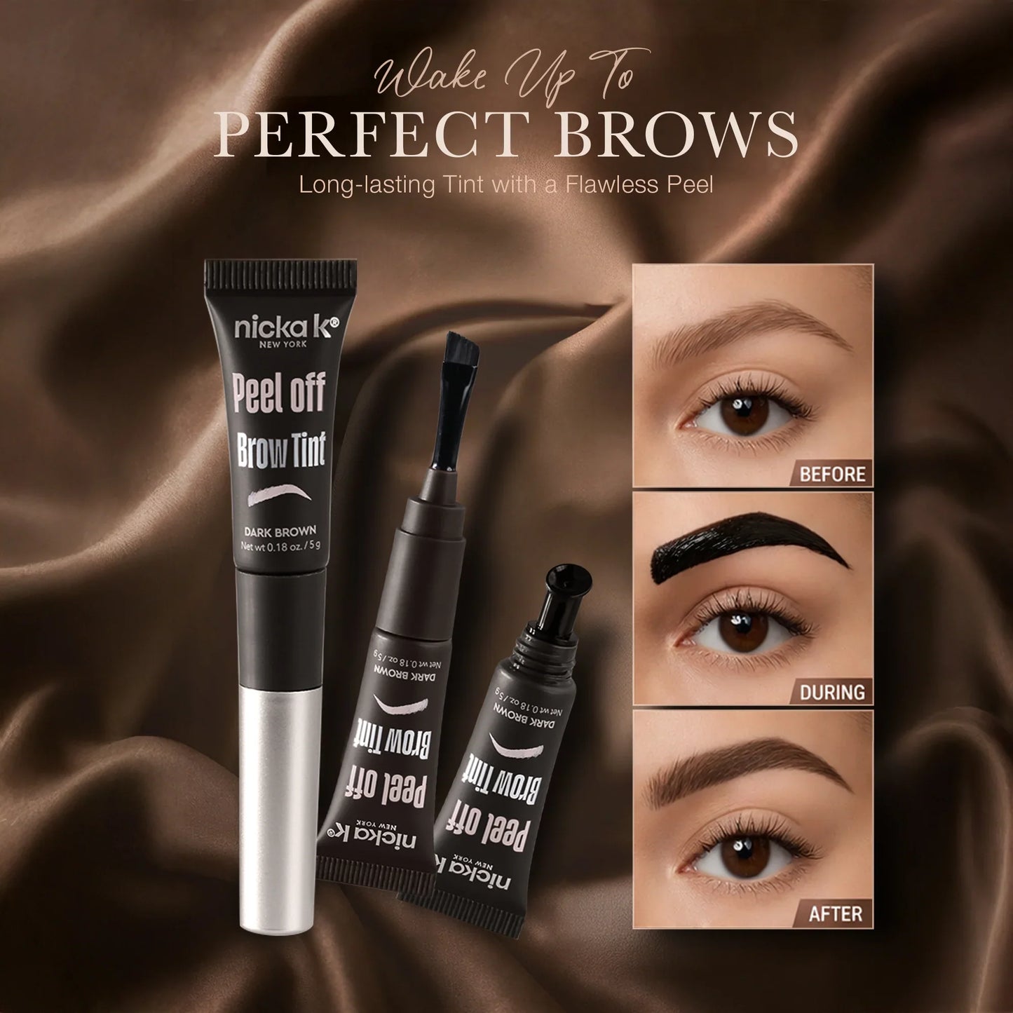 Nicka K New York Peel Off Eyebrow Tint