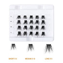 Kiss V-Luxe by iEnvy Extended 100% Real Mink Cluster Lashes