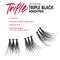 Kiss i•ENVY 3X Volume Triple Black Knotted Regular Trio Eyelashes