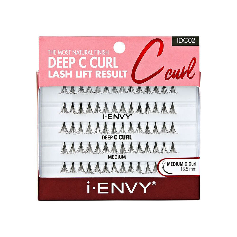 Kiss i•ENVY Deep C Curl Lash Lift Result Eyelashes