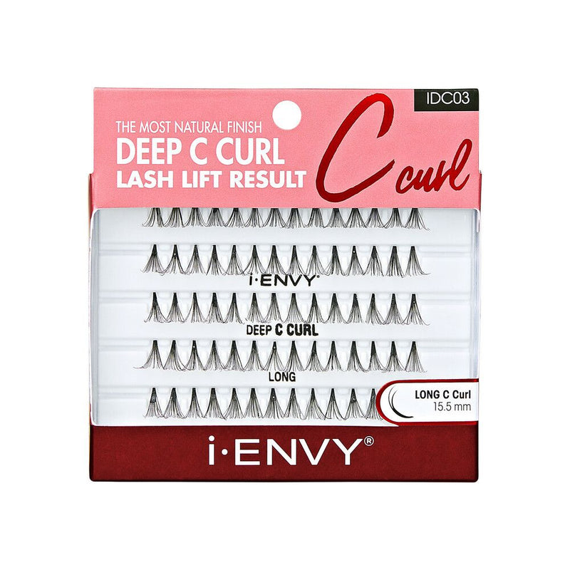 Kiss i•ENVY Deep C Curl Lash Lift Result Eyelashes