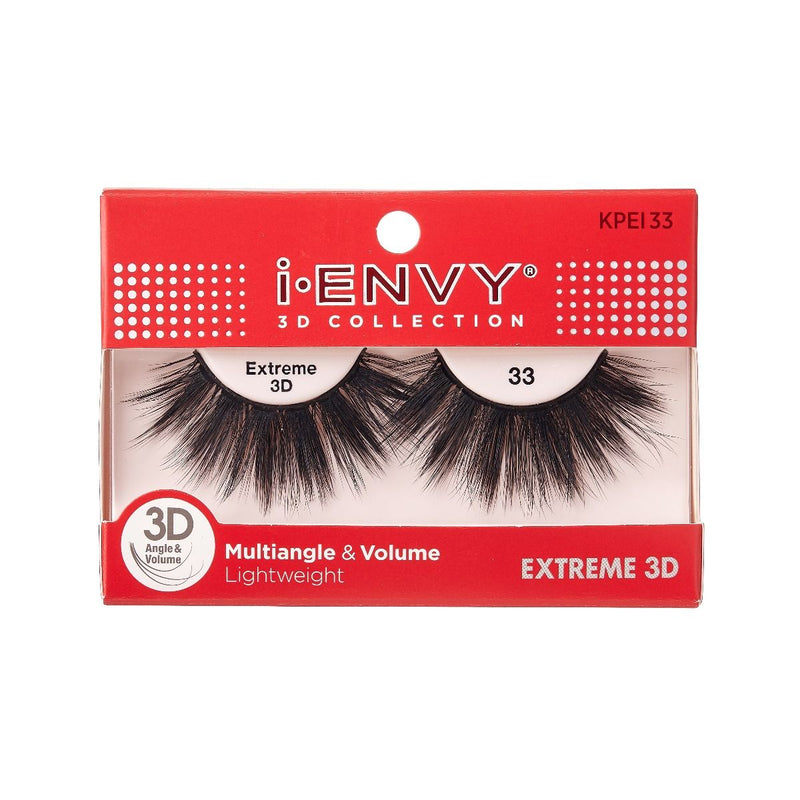 Kiss i•ENVY 3D Collection Eyelashes - EXTREME 3D