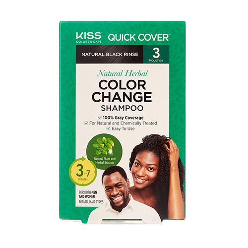 KISS Quick Cover Natural Herbal Color Change Shampoo
