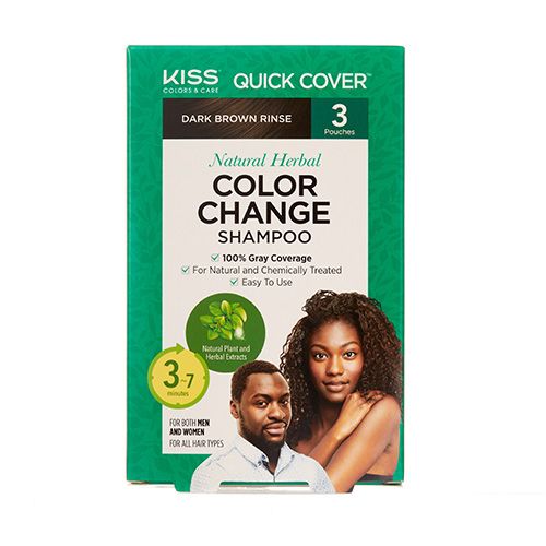 KISS Quick Cover Natural Herbal Color Change Shampoo