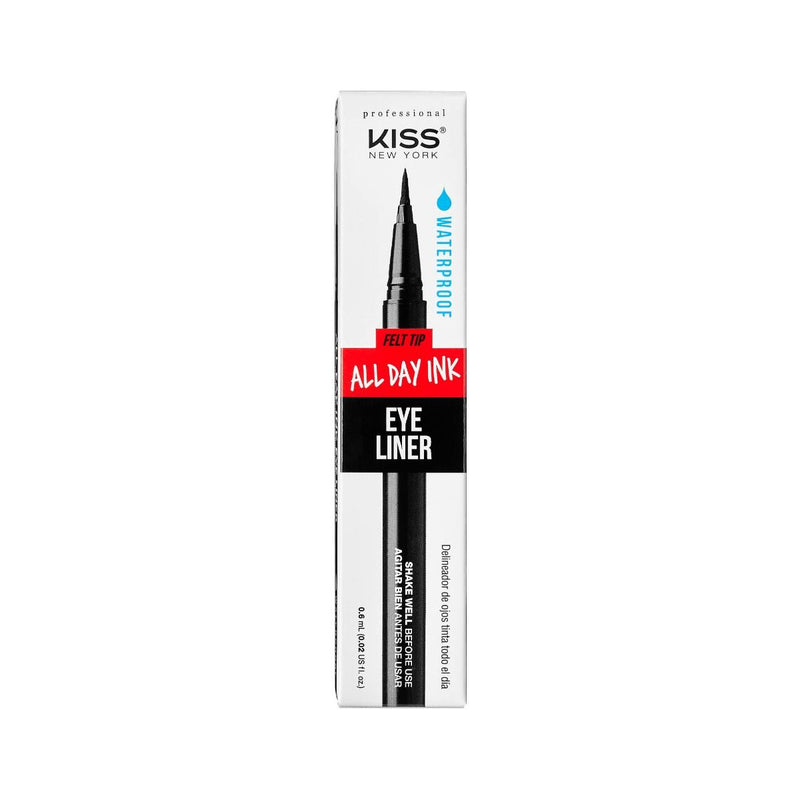 Kiss New York Professional Felt Tip All Day Ink Eyeliner -