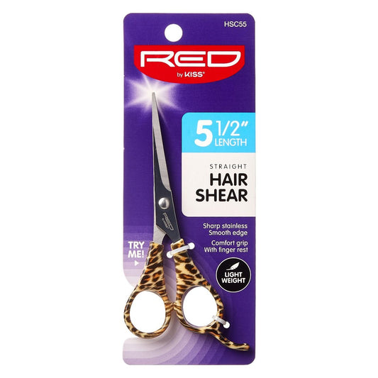 Red by Kiss Straight Hair Shear 5 1/2" #HSC55
