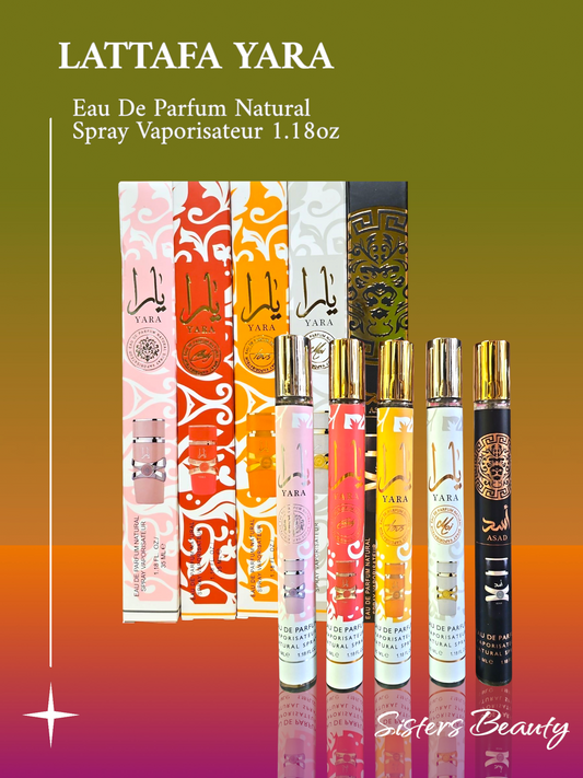 LATTAFA YARA Eau De Parfum Natural Spray Vaporisateur 1.18oz (PINK, CANDY, MOI, TOUS, ASAD)