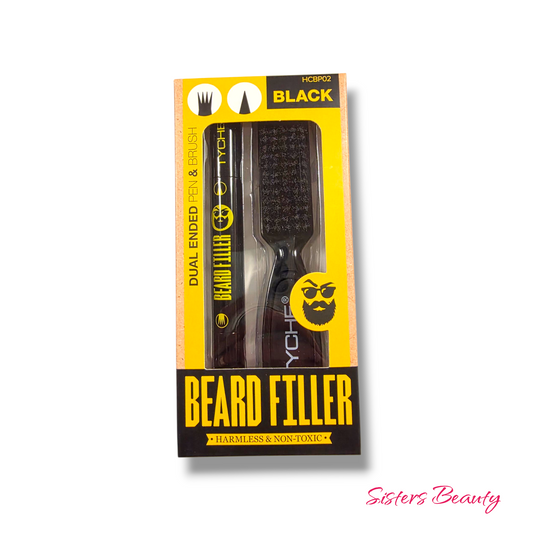 Absolute New York Dual Ended Black Beard Filler Pen & Brush