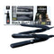 Nicka K New York Tyche Black Ceramic Flat Iron 1" and 1/2" Combo #TBCOM