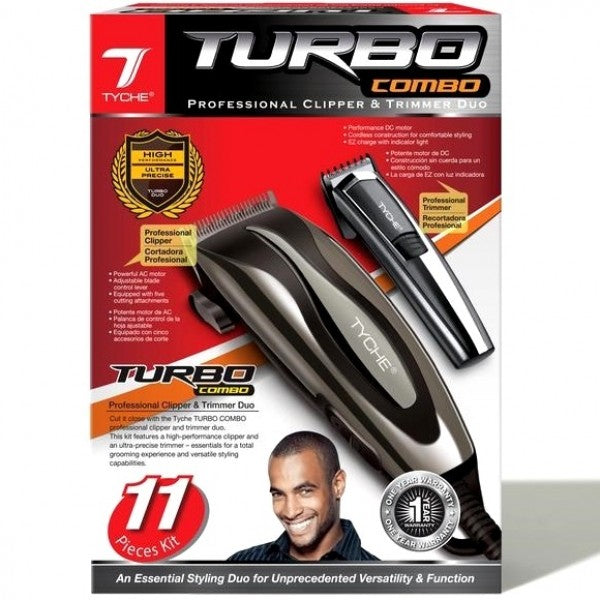 Tyche Turbo Combo Professional Hair Clipper & Trimmer Duo