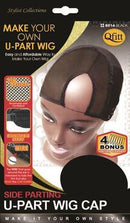 Qfitt Side Parting U-Part Wig Cap