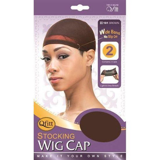 Qfitt Stocking Wig Cap #101 Brown