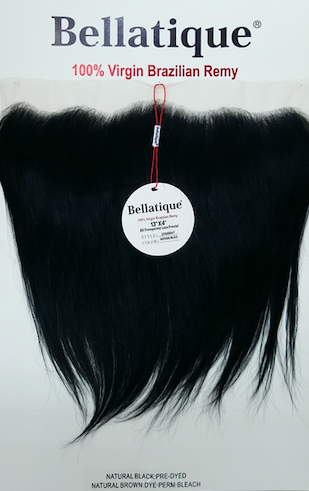 Bellatique 100% Virgin Brazilian Remy 13x4 HD Transparent Lace Frontal 14" - Staight