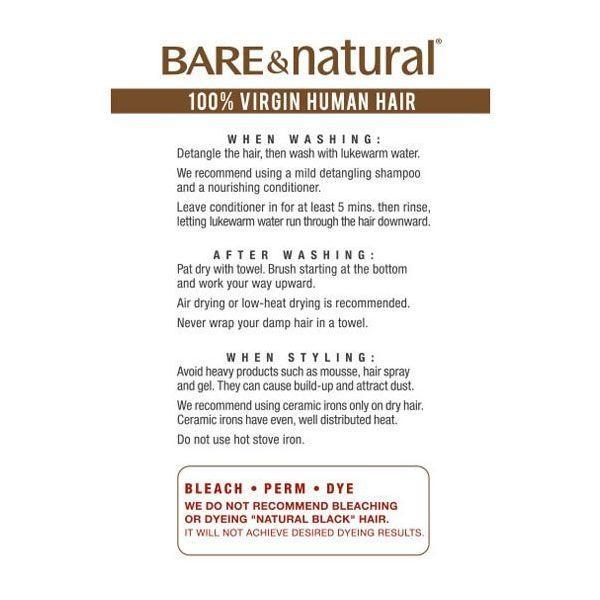 Sensationnel Bare&Natural 100% Virgin Human Hair 12A Factory Direct 3 Bundle - Straight