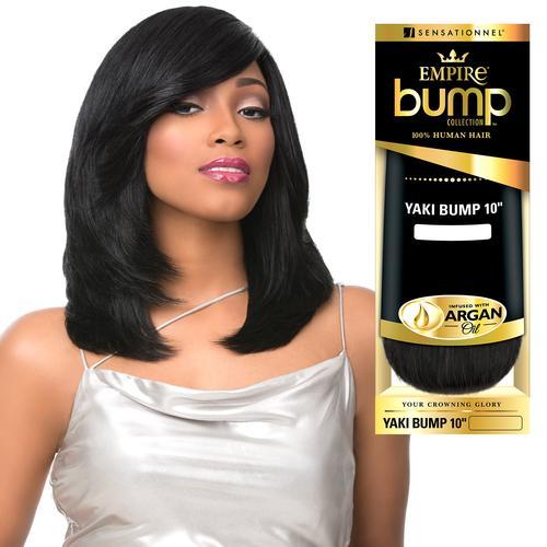 Sensationnel Human Hair Weave Empire Bump Yaki 10"