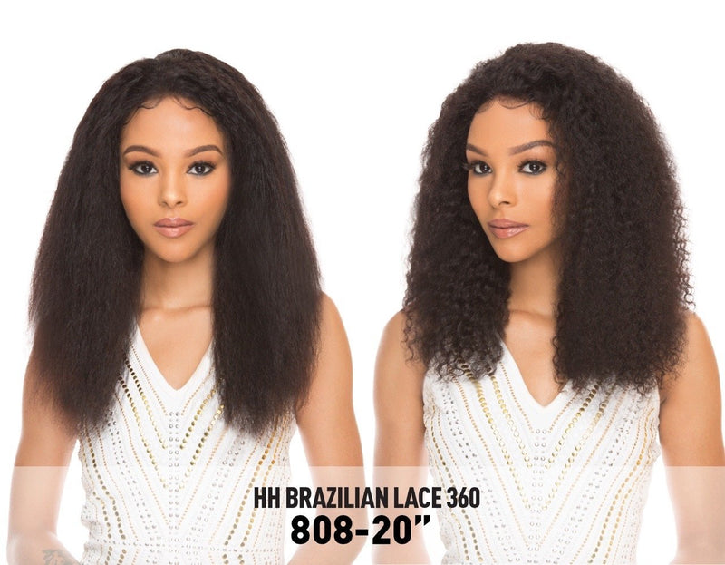 Hair Topic Genuine 10A HH Brazilian Lace 360 Wet & Wavy Wig 808-20"