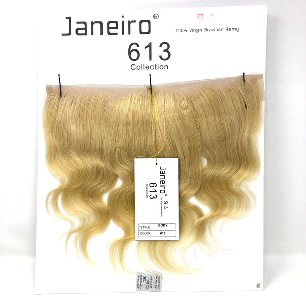 Janeiro 9A 100% Virgin Brazilian Remy 613 Collection - Body Wave 13x4 Frontal