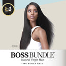 Bobbi Boss BOSS BUNDLE 100% Natural Virgin Hair - Yaki Straight