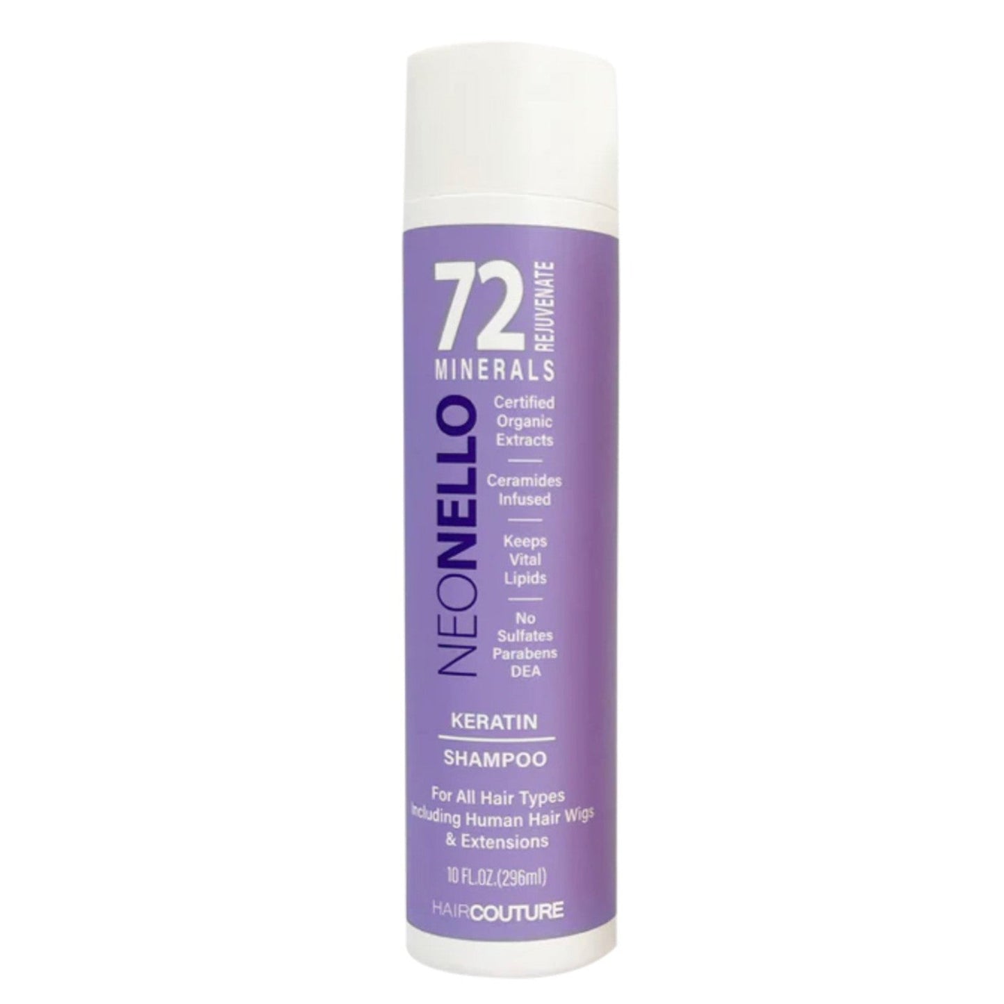 Hair Couture Professional NEONELLO Keratin 72 Minerals Shampoo 10oz