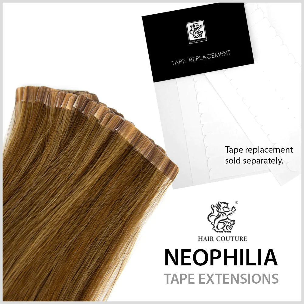 Hair Couture Neophilia 100% Remy Human Hair 12pcs Tape Extensions - Straight