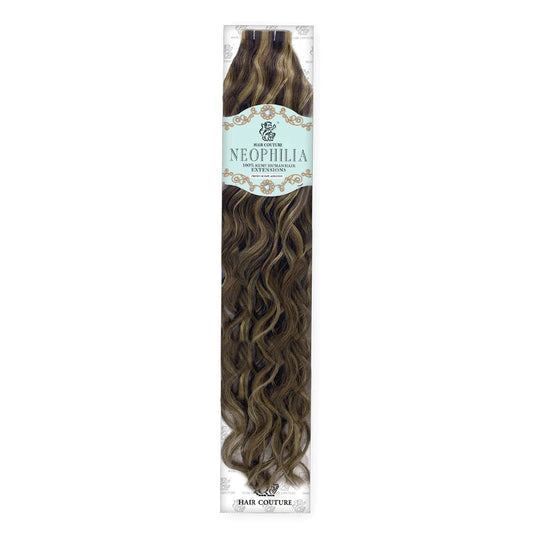 Hair Couture Neophilia 100% Remy Human Hair 12pcs Tape Extensions - Water Wave