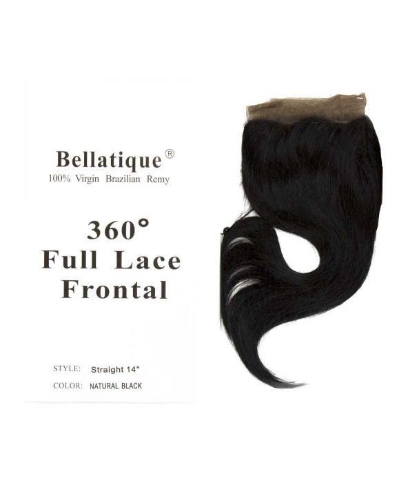 Bellatique 100% Virgin Brazilian Remy 360 Full Lace Frontal - Straight